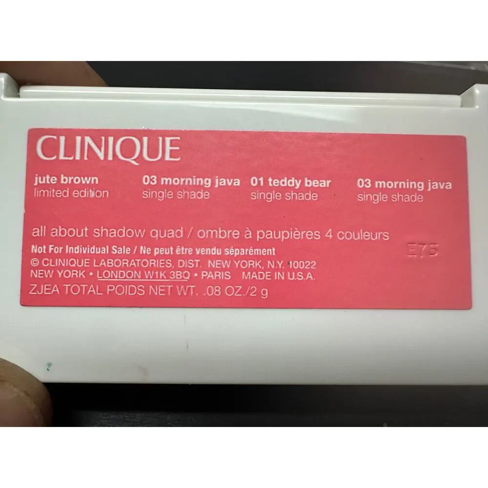 NOS 2X Clinique Eye Shadows AG Nude Rose and All About Shadow Quad - Picture 5 of 6